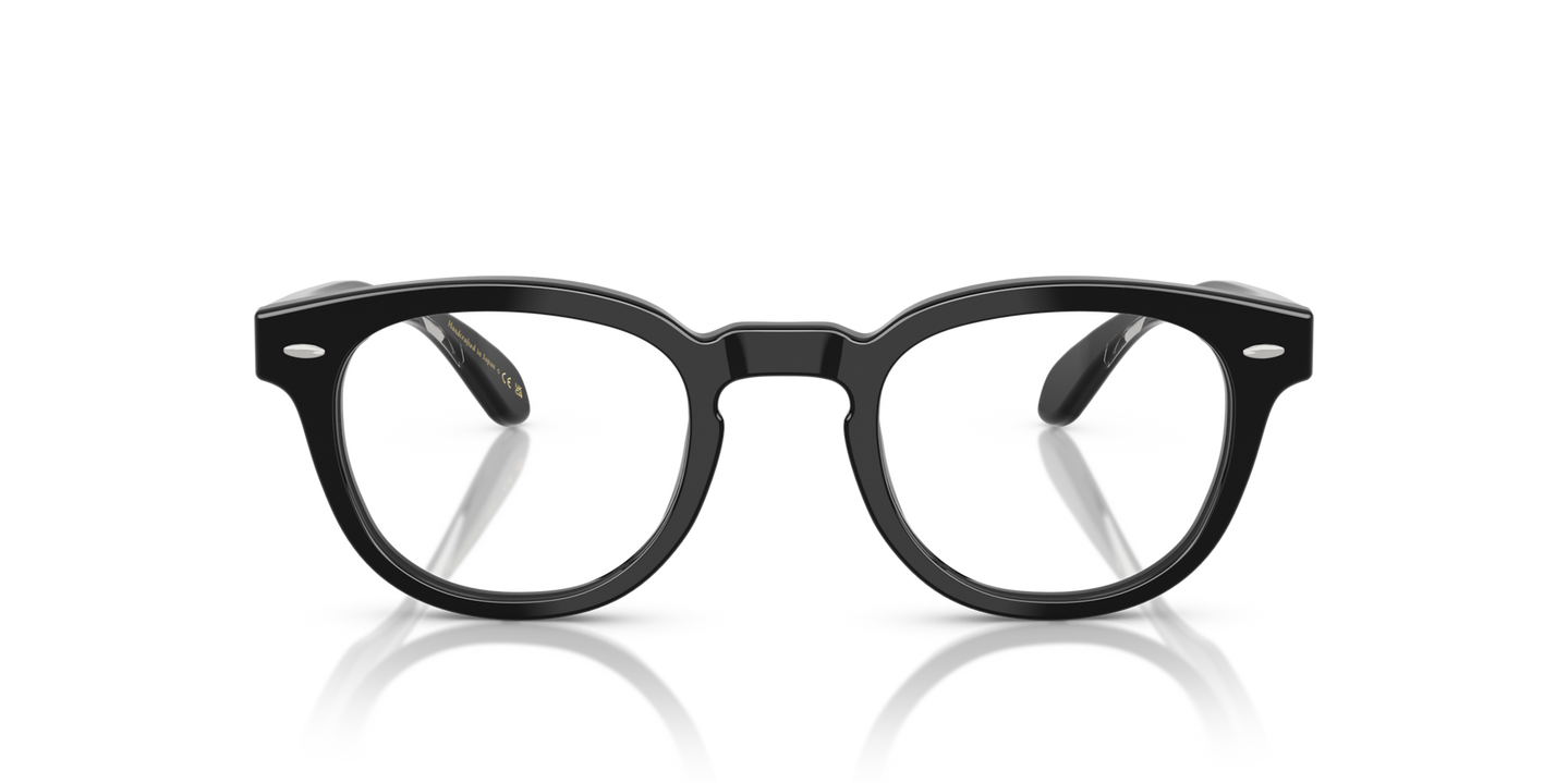 Oliver Peoples Sheldrake Low Bridge Fit avec monture Noir - Image Matériau