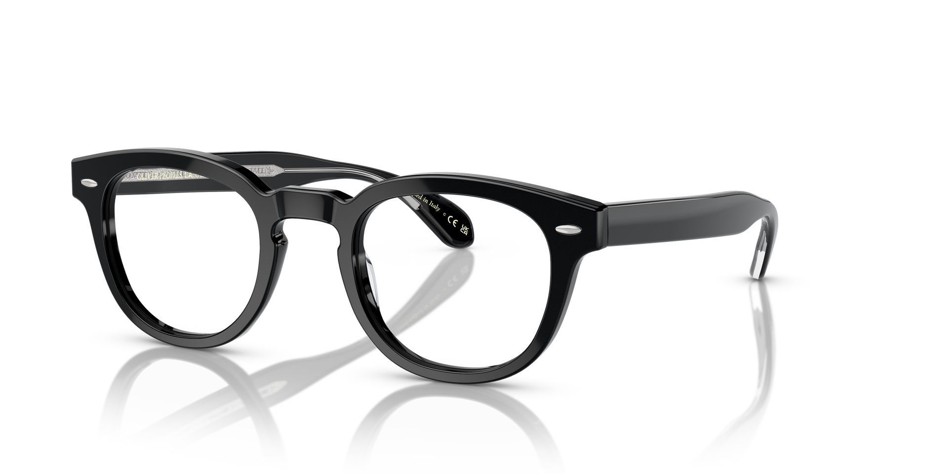 Oliver Peoples Sheldrake Low Bridge Fit with Black frame | Oliver