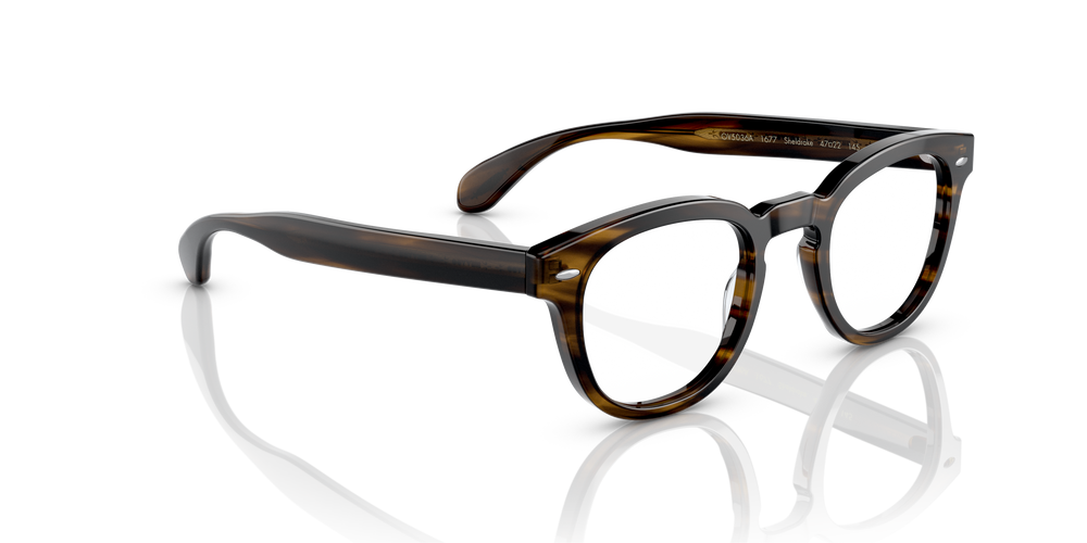 Oliver Peoples Sheldrake Low Bridge Fit avec monture Écorce - L'image 3