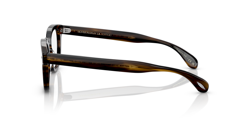 Oliver Peoples Sheldrake Low Bridge Fit avec monture Écorce - L'image 4