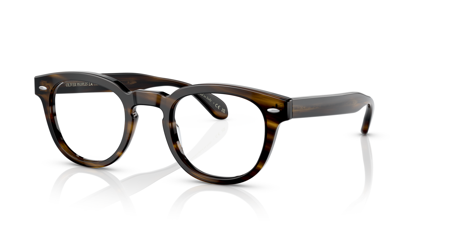 Oliver Peoples Sheldrake Low Bridge Fit with Bark frame | Oliver