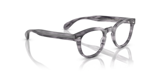 Oliver Peoples Sheldrake Low Bridge Fit avec monture Bleu marine Smoke - L'image 3