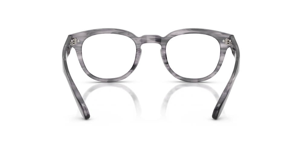 Oliver Peoples Sheldrake Low Bridge Fit avec monture Bleu marine Smoke - L'image 5