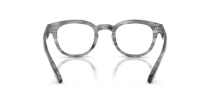 Oliver Peoples Sheldrake Low Bridge Fit avec monture Bleu marine Smoke - L'image 5