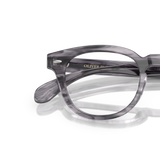 Oliver Peoples Sheldrake Low Bridge Fit con montura Azul marino y humo - Imagen Variant