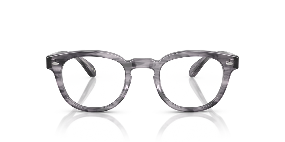 Oliver Peoples Sheldrake Low Bridge Fit avec monture Bleu marine Smoke - L'image 2