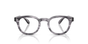 Oliver Peoples Sheldrake Low Bridge Fit avec monture Bleu marine Smoke - L'image 2