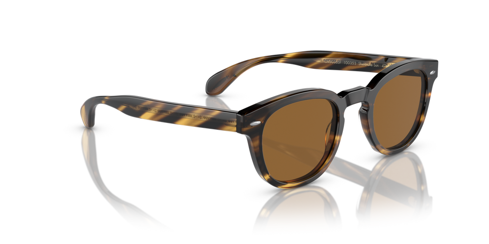 Oliver Peoples Sheldrake Sun Low Bridge Fit with Cocobolo frame and Brown lenses - image 3
