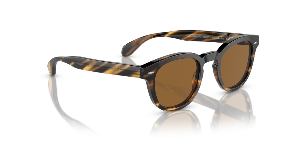 Oliver Peoples Sheldrake Sun Low Bridge Fit with Cocobolo frame