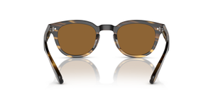 Oliver Peoples Sheldrake Sun Low Bridge Fit with Cocobolo frame and Brown lenses - image 5