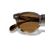 Oliver Peoples Sheldrake Sun Low Bridge Fit with Cocobolo frame and Brown lenses - Variant