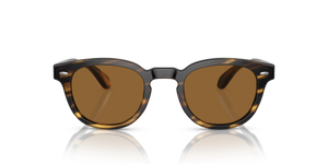 Oliver Peoples Sheldrake Sun Low Bridge Fit con montatura Cocobolo e lenti  Marrone - L'immagine 2