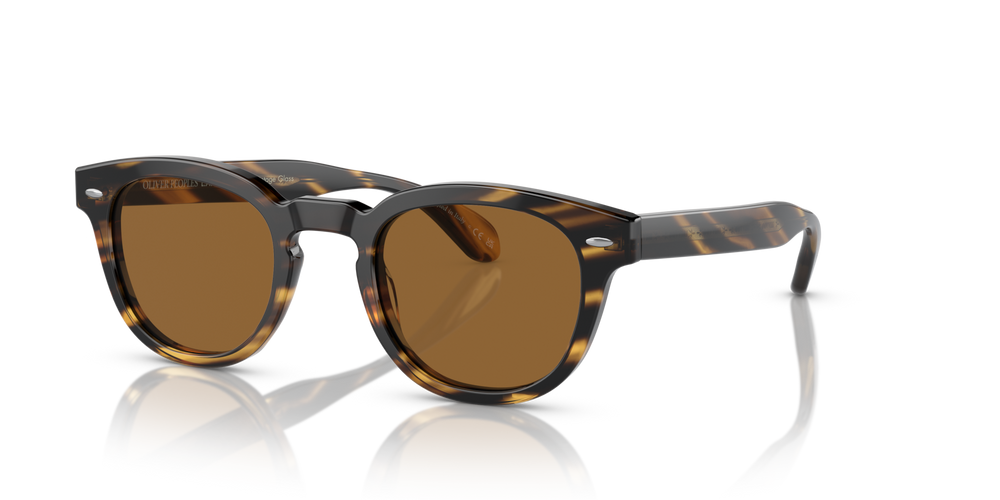 Oliver Peoples Sheldrake Sun Low Bridge Fit with Cocobolo frame and Brown lenses - image 1