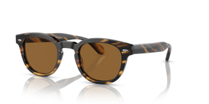 Oliver Peoples Sheldrake Sun Low Bridge Fit with Cocobolo frame and Brown lenses - image 1