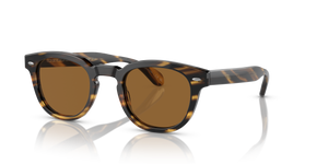 Oliver Peoples Sheldrake Sun Low Bridge Fit with Cocobolo frame