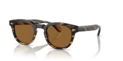 Oliver Peoples Sheldrake Sun Low Bridge Fit with Cocobolo frame