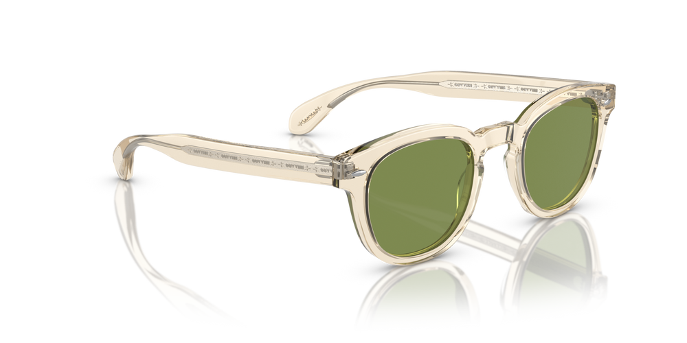Oliver Peoples Sheldrake Sun-F con montatura Marrone camoscio e lenti  Verde - immagine 3
