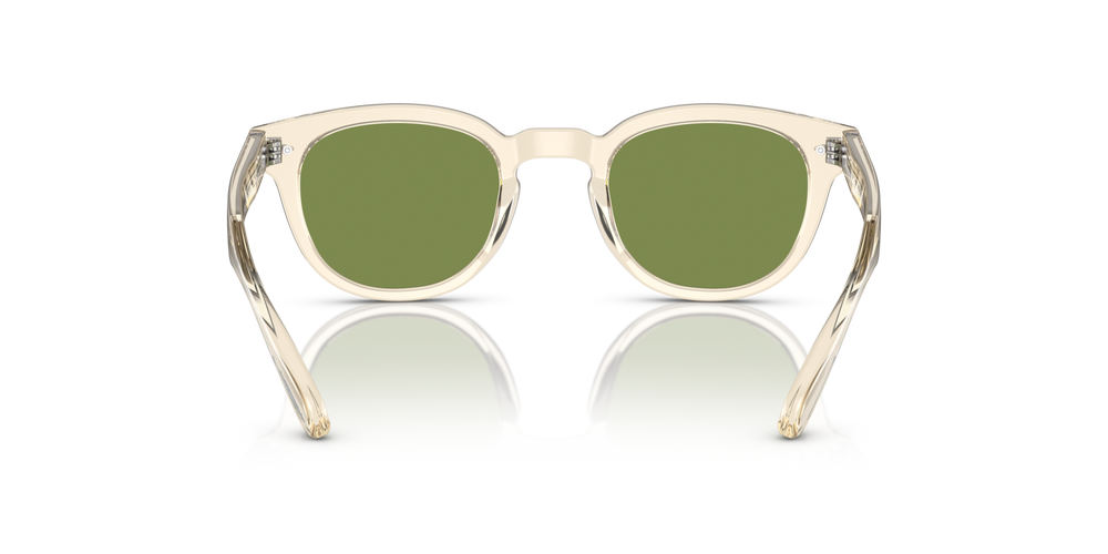 Oliver Peoples Sheldrake Sun-F con montatura Marrone camoscio e lenti  Verde - immagine 5