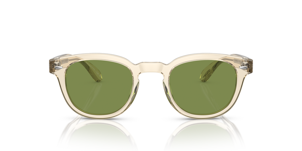 Oliver Peoples Sheldrake Sun-F con montatura Marrone camoscio e lenti  Verde - immagine 2