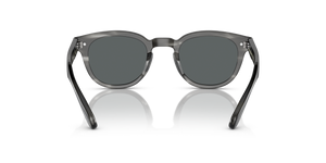 Oliver Peoples Sheldrake Sun Low Bridge Fit avec une monture Écaille de tortue Charcoal et des verres Gris - image 5