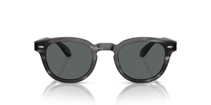 Oliver Peoples Sheldrake Sun Low Bridge Fit avec une monture Écaille de tortue Charcoal et des verres Gris - image 2