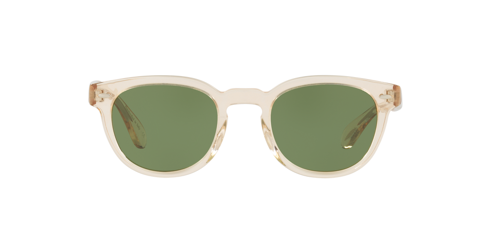 Oliver Peoples Sheldrake Sun con montatura Marrone camoscio e lenti  Verde - L'immagine 2