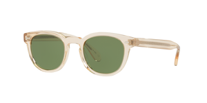 Oliver Peoples Sheldrake Sun with Buff frame and Green C lenses