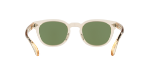 Oliver Peoples Sheldrake Sun con montatura Marrone camoscio e lenti  Verde - L'immagine 4
