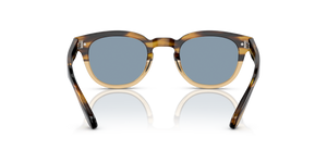 Oliver Peoples Sheldrake Sun with Canarywood Gradient frame and Blue lenses - image 5