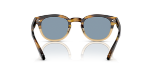 Oliver Peoples Sheldrake Sun with Canarywood Gradient frame and Blue lenses - image 5