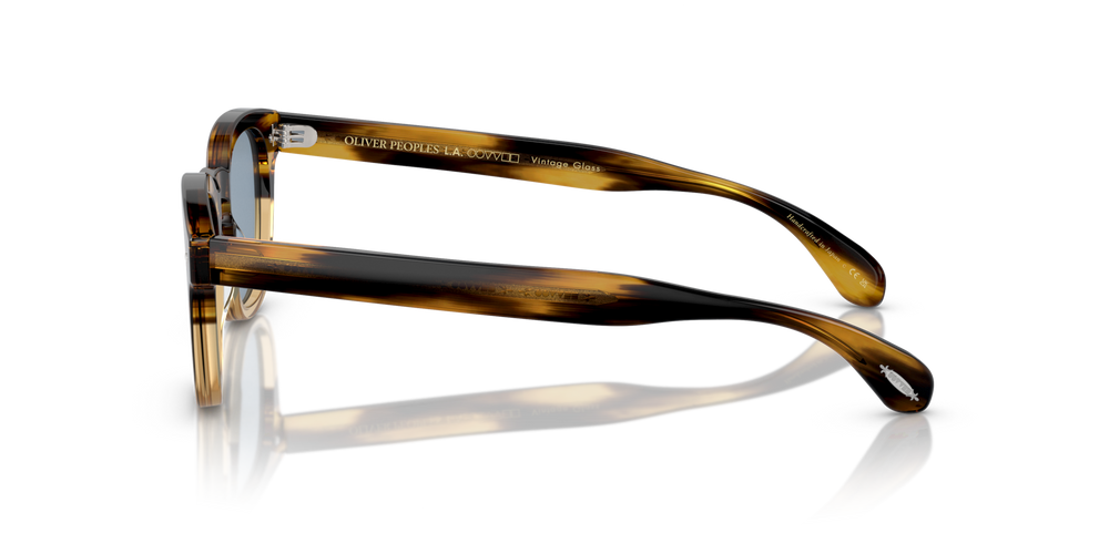 Oliver Peoples Sheldrake Sun with Canarywood Gradient frame and Blue lenses - image 4