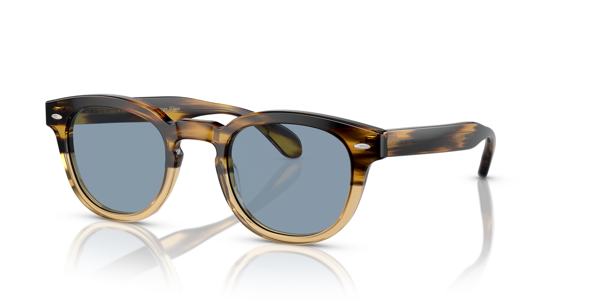 Oliver Peoples Sheldrake Sun with Canarywood Gradient frame and