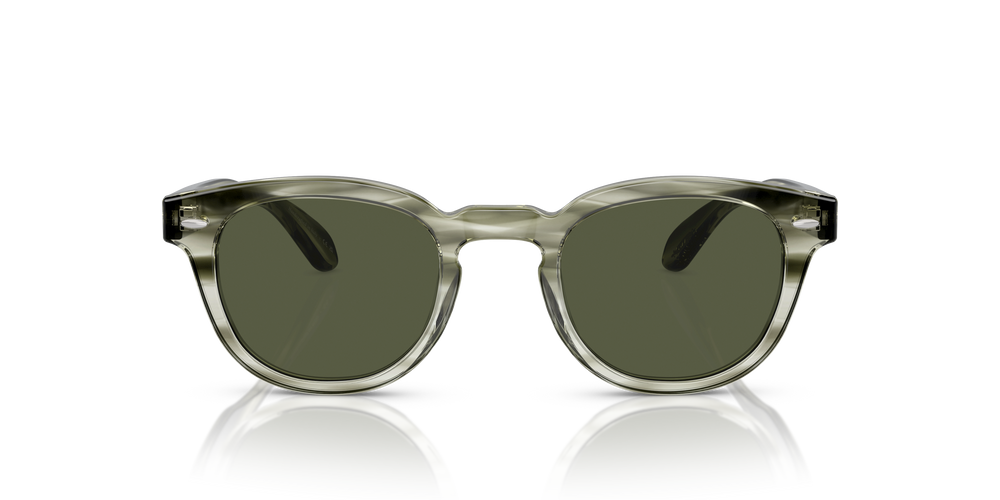 Oliver Peoples Sheldrake Sun with Washed Jade frame and Green lenses - Image 2
