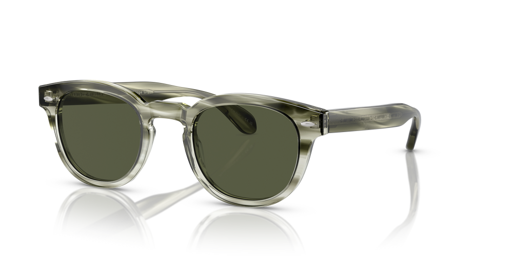 Oliver Peoples Sheldrake Sun with Washed Jade frame and Green lenses - Image 1