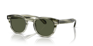 Oliver Peoples Sheldrake Sun with Washed Jade frame and Green lenses - Image 1