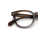 Oliver Peoples Sheldrake Sun with Tuscany Tortoise frame and Clear lenses - Variant