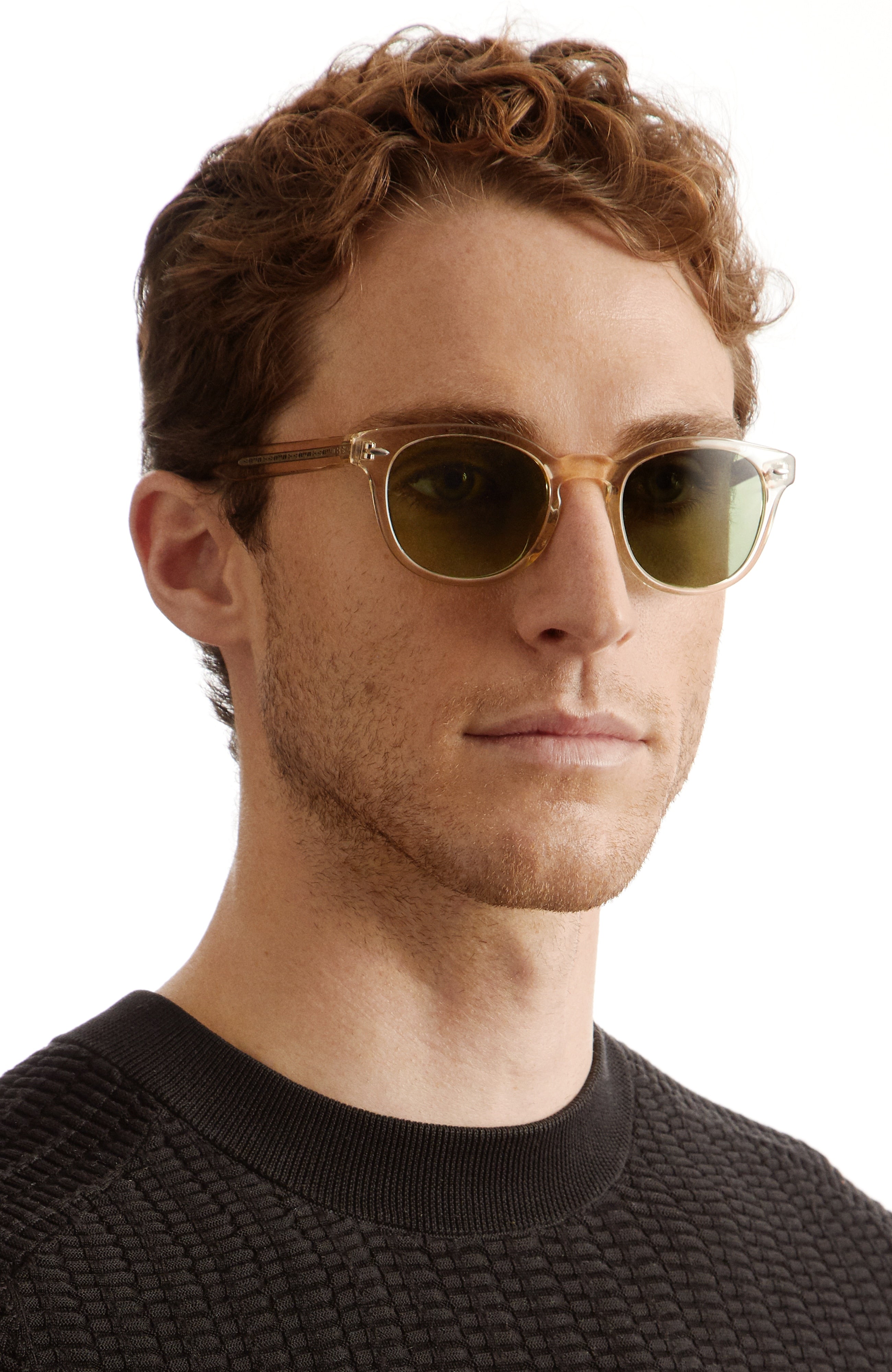Oliver Peoples Sheldrake Sun with Canarywood Gradient frame and