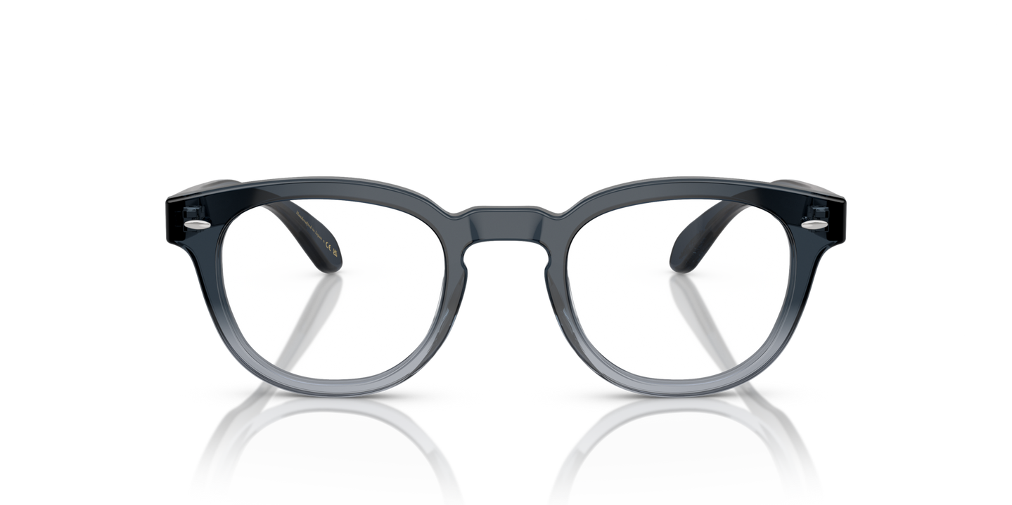 Oliver Peoples Sheldrake with Navy Gradient frame - Image Material