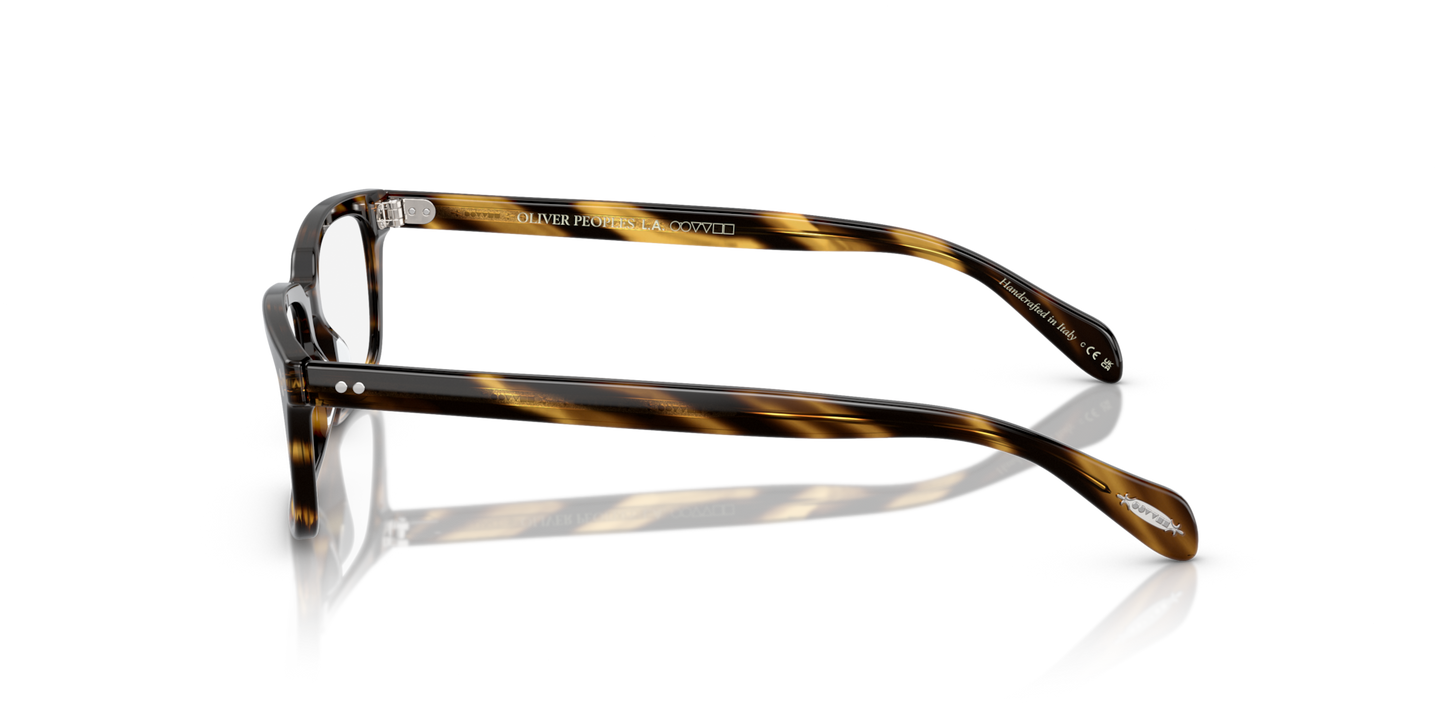 Oliver Peoples Denison mit Cocobolo Gestell - Bild Gelenk