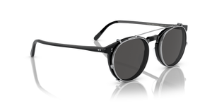 Oliver Peoples O'Malley Clip with Silver frame and Grey lenses - image 4