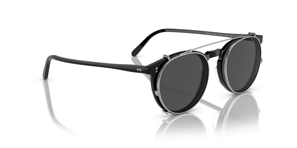 Oliver Peoples O'Malley Clip with Silver frame and Grey lenses - Image 4