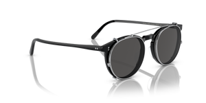 Oliver Peoples O'Malley Clip with Silver frame and Grey lenses - Image 4