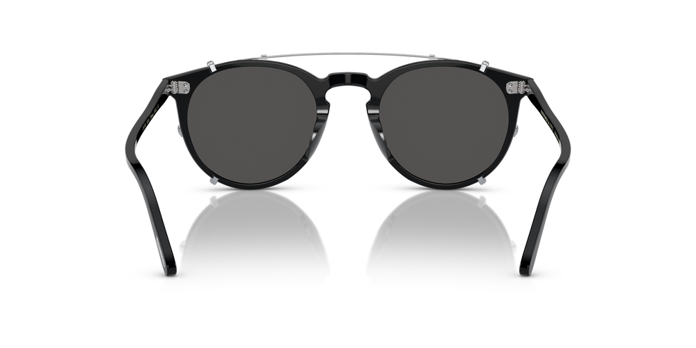 Oliver Peoples O'Malley Clip with Silver frame and Grey lenses - Image 6