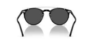 Oliver Peoples O'Malley Clip with Silver frame and Grey lenses - Image 6