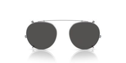 Oliver Peoples O'Malley Clip with Silver frame and Grey lenses