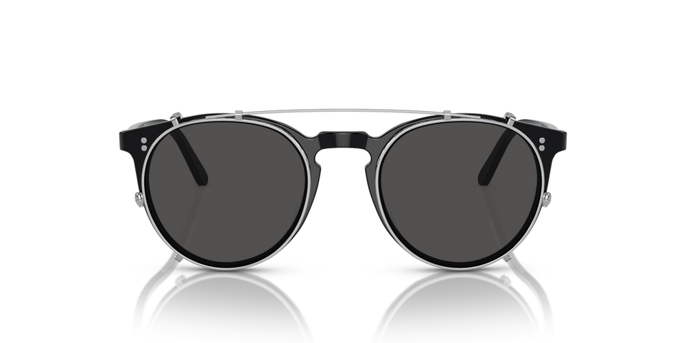 Oliver Peoples O'Malley Clip with Silver frame and Grey lenses - image 3