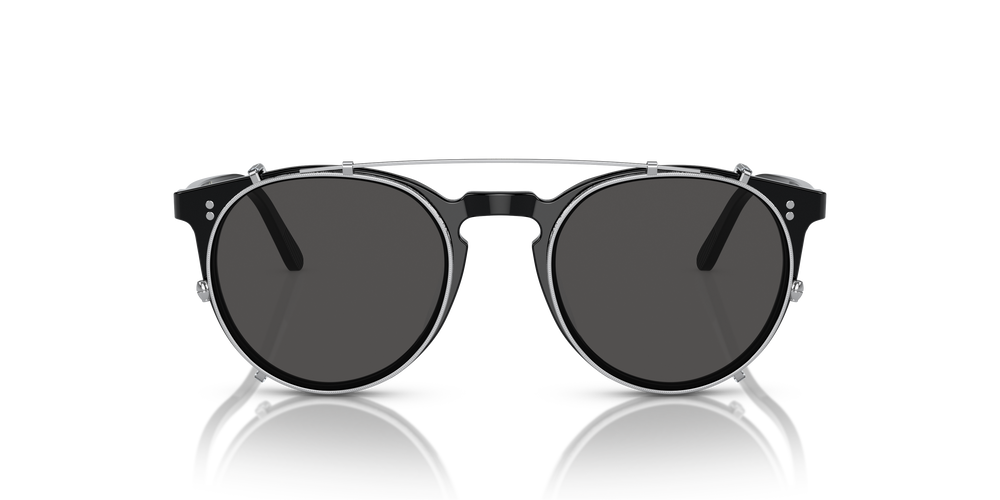 Oliver Peoples O'Malley Clip with Silver frame and Grey lenses - Image 3