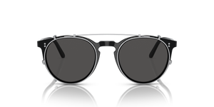 Oliver Peoples O'Malley Clip with Silver frame and Grey lenses - Image 3