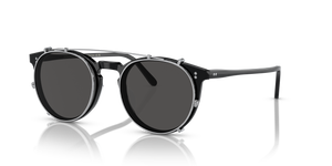 Oliver Peoples O'Malley Clip with Silver frame and Grey lenses - Image 2