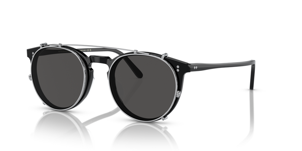 Oliver Peoples O'Malley Clip with Silver frame and Grey lenses - image 2